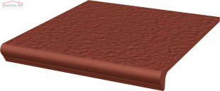 Клинкерная плитка Ceramika Paradyz Natural rosa Duro ступень (30x33) с капиносом
